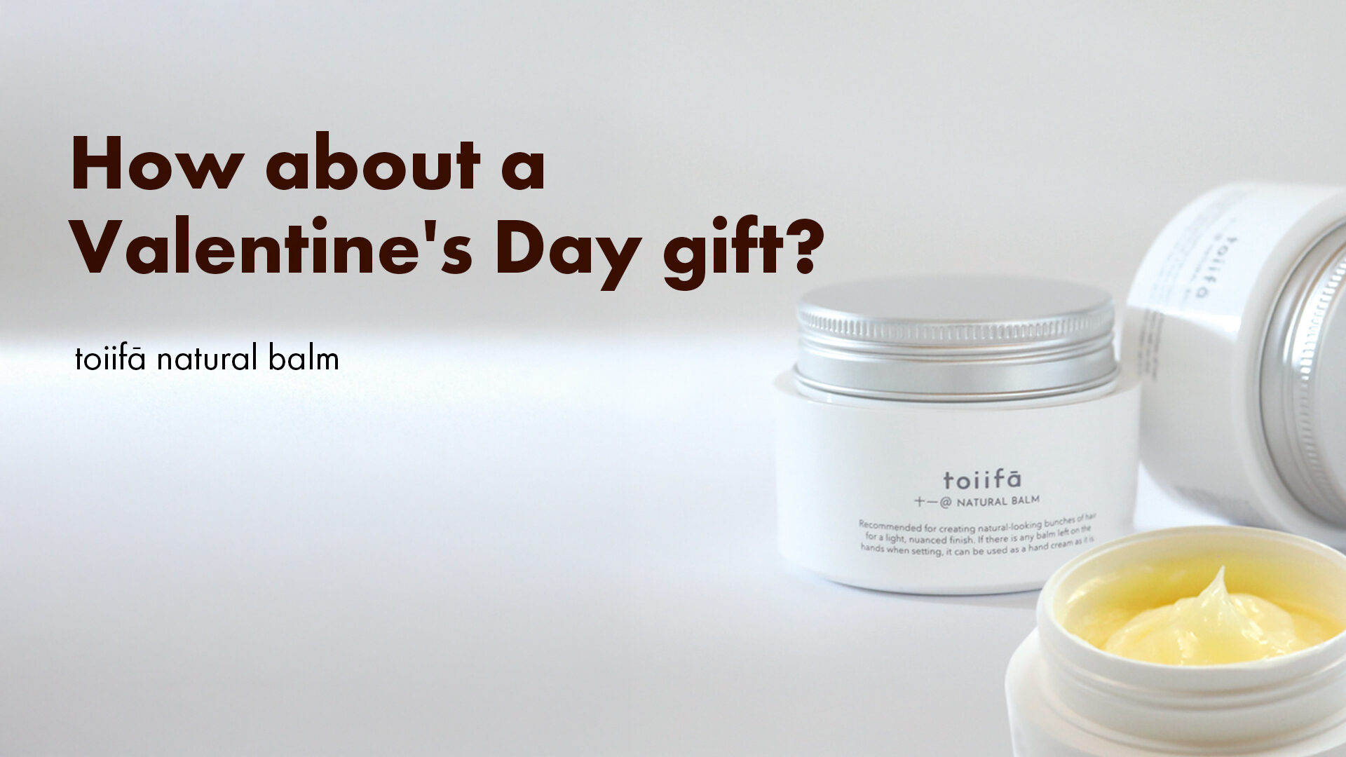 toiifa  冬にこそ使いたいナチュラルバーム